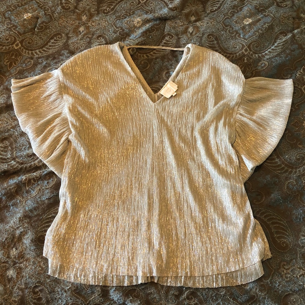 3 FOR $20 silver blouse